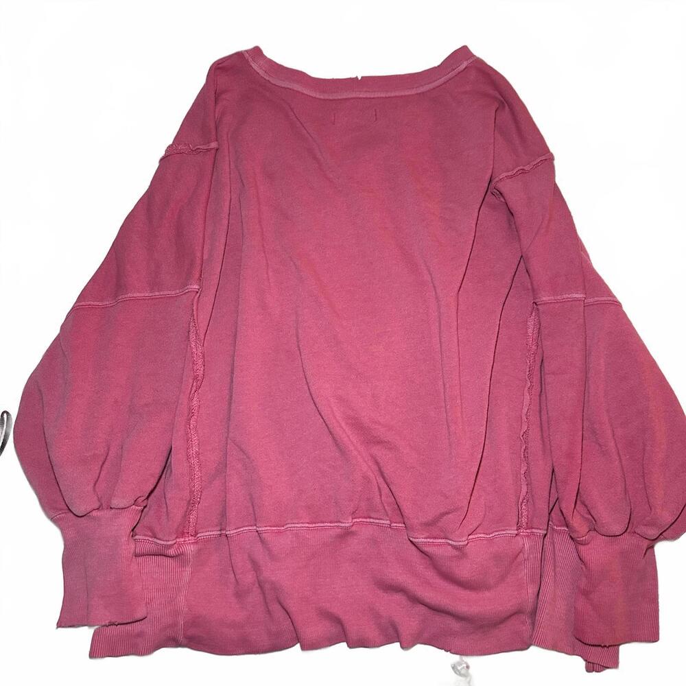 Free People Pink We The Free Oversized Camden Sweatshirt - Picture 5 of 7